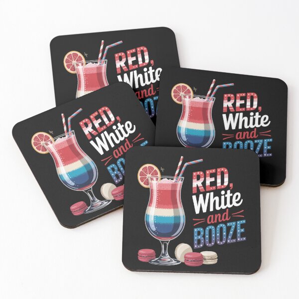 Item preview, Red White And Booze Coktail 4th of July Patriotic Drinking 1 designed and sold by SignaturalGen.