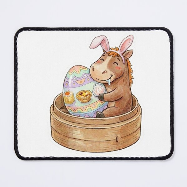 Item preview, Easter Yum Cha Feast - Cute Horse & Dim Sum Egg designed and sold by NicoleLeung028.