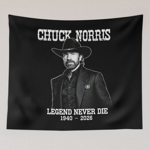 Item preview, Chuck Norris - Chuck Norris RIP 1940–2026 Memorial designed and sold by SideAway.