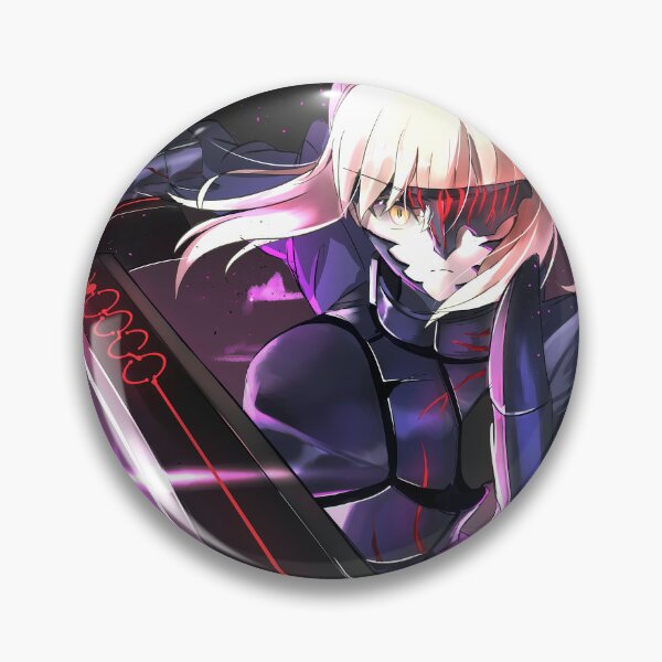 Item preview, Saber Alter Fate Stay Night Anime Girl Dark Sword Rage designed and sold by Tokyonomad.
