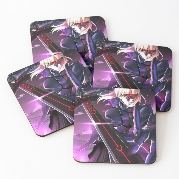 Item preview, Saber Alter Fate Stay Night Anime Girl Dark Sword Rage designed and sold by Tokyonomad.