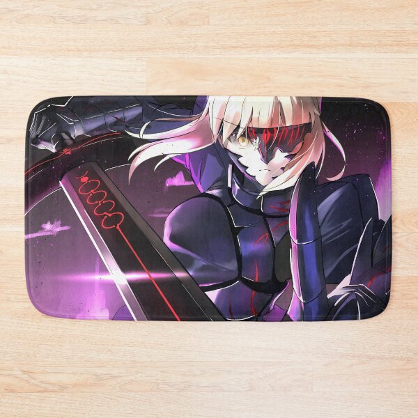 Item preview, Saber Alter Fate Stay Night Anime Girl Dark Sword Rage designed and sold by Tokyonomad.