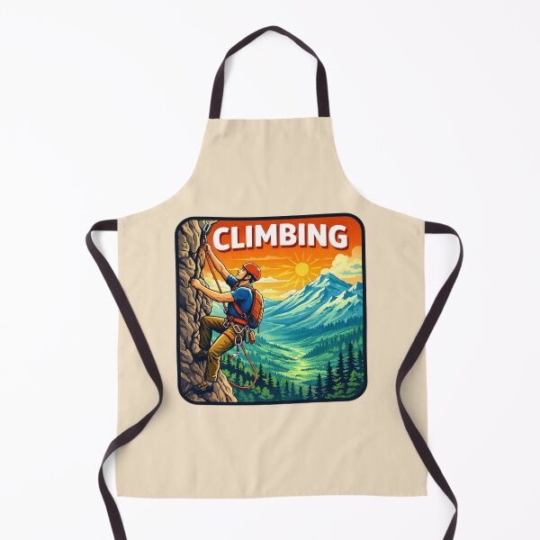 Item preview, Climbing Adventure - Mountain Rock Climber designed and sold by Myra365Art.