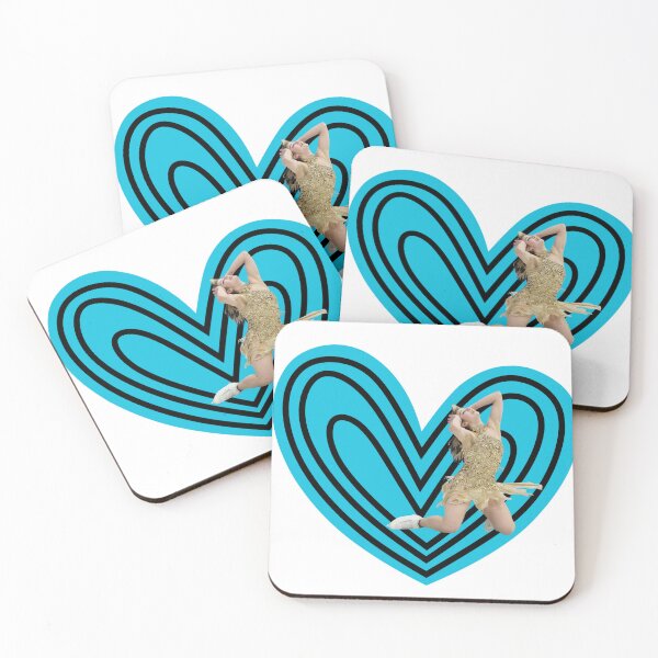 Item preview, Alysa Liu Fan Art Blue and Black Heart  designed and sold by AnimaliaStar.