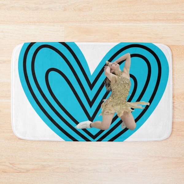 Item preview, Alysa Liu Fan Art Blue and Black Heart  designed and sold by AnimaliaStar.
