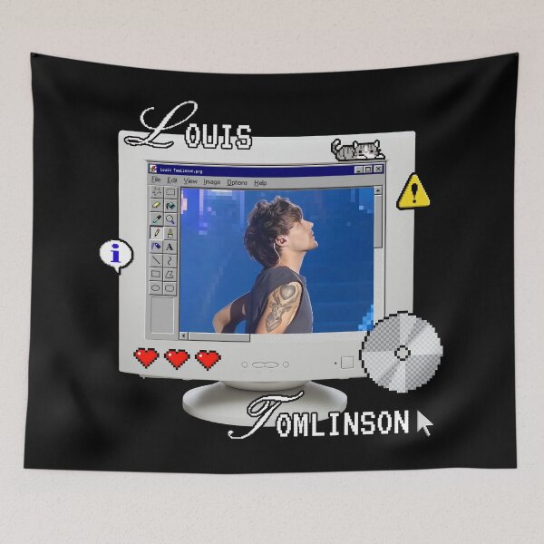 Item preview, Louis Tomlinson Retro PC Aesthetic designed and sold by mauraurus.