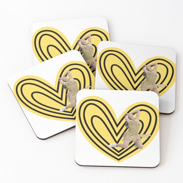 Item preview, Alysa Liu Fan Art Yellow and Black Heart  designed and sold by AnimaliaStar.