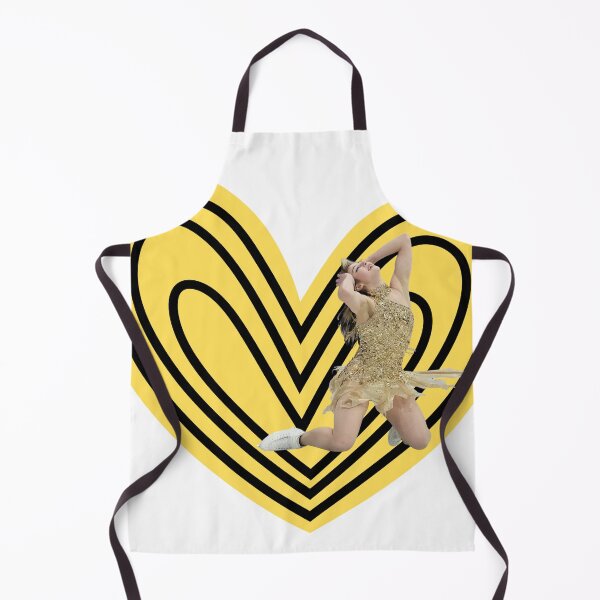 Item preview, Alysa Liu Fan Art Yellow and Black Heart  designed and sold by AnimaliaStar.