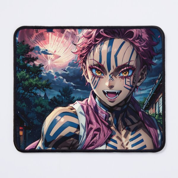 Item preview, Akaza Demon Slayer Moonlit Joyful Aura designed and sold by Tokyonomad.