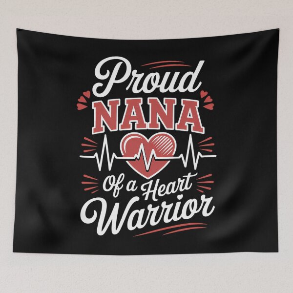 Item preview, Proud Nana of a Heart Warrior CHD Awareness designed and sold by papertaless.