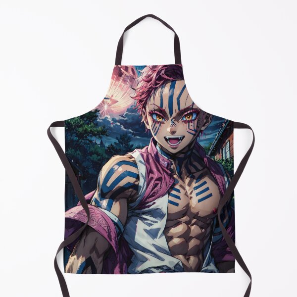 Item preview, Akaza Demon Slayer Moonlit Joyful Aura designed and sold by Tokyonomad.
