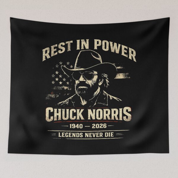 Item preview, Chuck Norris - Chuck Norris RIP 1940–2026 Memorial designed and sold by SideAway.