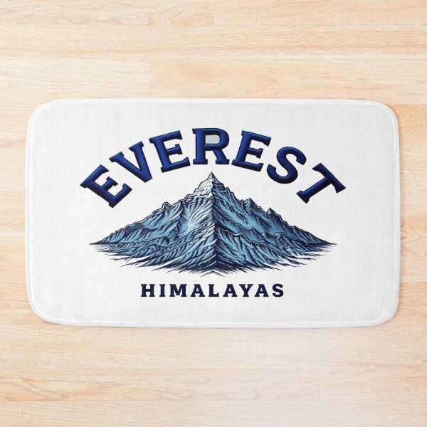 Item preview, Everest Mountain Illustration • Himalayas Adventure Art • Bold Blue Outdoor Design designed and sold by Bright Nest Studio.