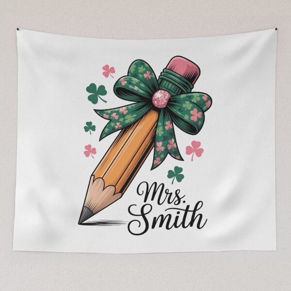 Item preview, St. Patrick's Day Teacher Shamrock designed and sold by papertaless.
