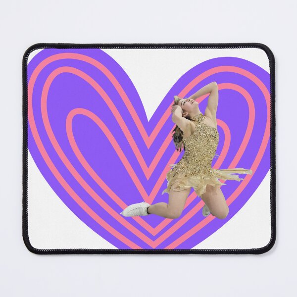 Item preview, Alysa Liu Fan Art Purple and Pink Heart  designed and sold by AnimaliaStar.