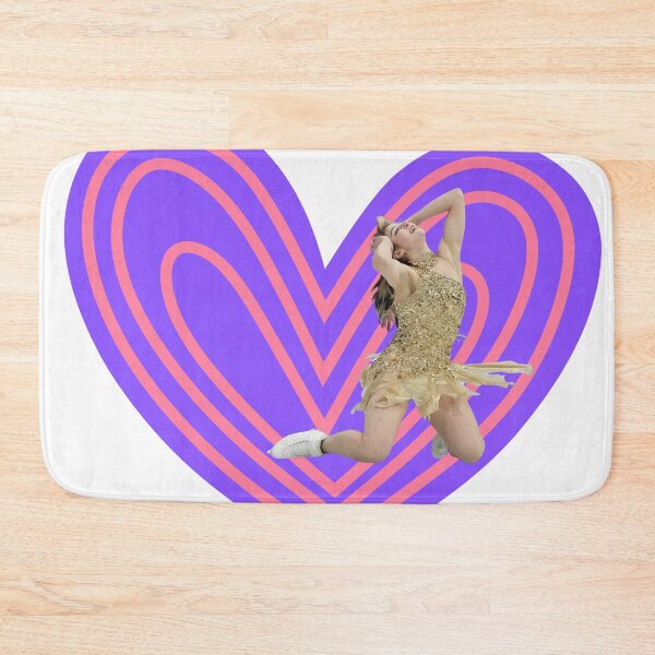 Item preview, Alysa Liu Fan Art Purple and Pink Heart  designed and sold by AnimaliaStar.