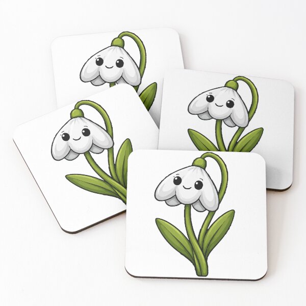 Item preview, Snowdrop Character – Spring Vibes Flower Design designed and sold by DKunic.