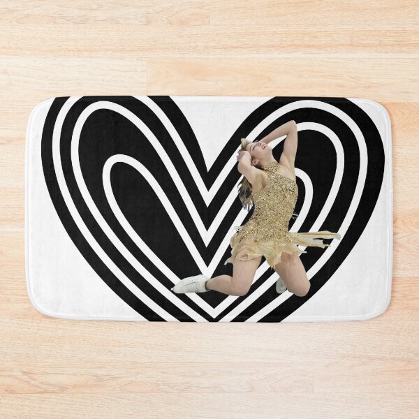 Item preview, Alysa Liu Fan Art Black and White Heart  designed and sold by AnimaliaStar.