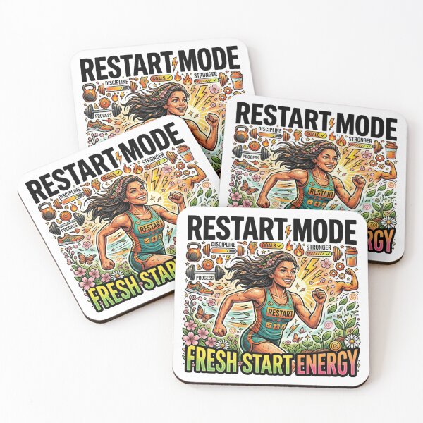 Item preview, Restart Mode Activated – Fresh Start Motivation Sticker designed and sold by Imaginarium of Chaos falcon88 .