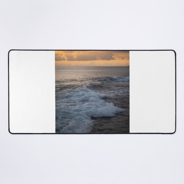 Item preview, Sunset Waves Scene Photographic Print designed and sold by Mother-Nature65.