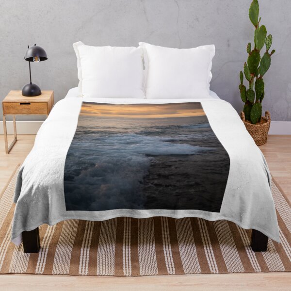 Item preview, Sunset Waves Scene Photographic Print designed and sold by Mother-Nature65.