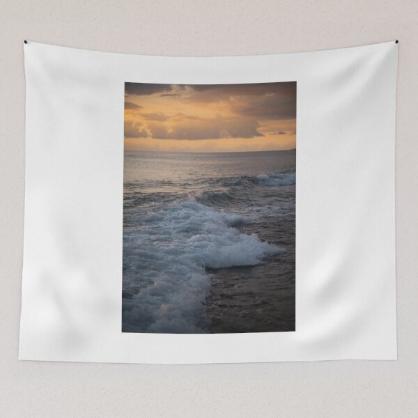 Item preview, Sunset Waves Scene Photographic Print designed and sold by Mother-Nature65.