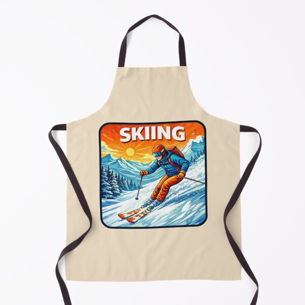 Item preview, Skiing Adventure - Mountain Skier designed and sold by Myra365Art.