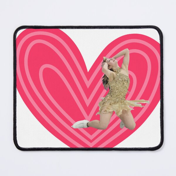 Item preview, Alysa Liu Fan Art Pink on Pink Heart designed and sold by AnimaliaStar.