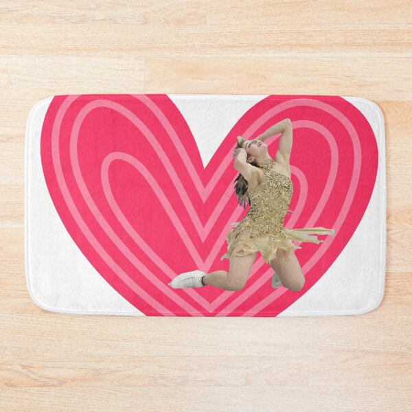Item preview, Alysa Liu Fan Art Pink on Pink Heart  designed and sold by AnimaliaStar.