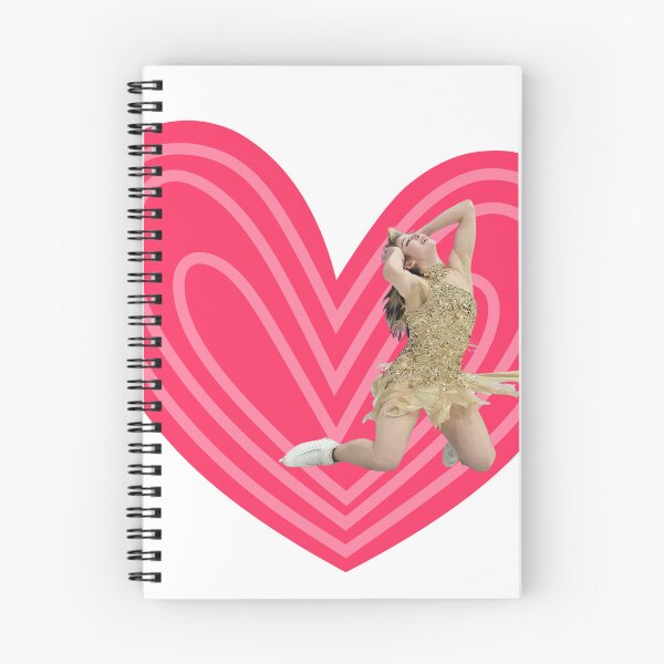 Item preview, Alysa Liu Fan Art Pink on Pink Heart  designed and sold by AnimaliaStar.