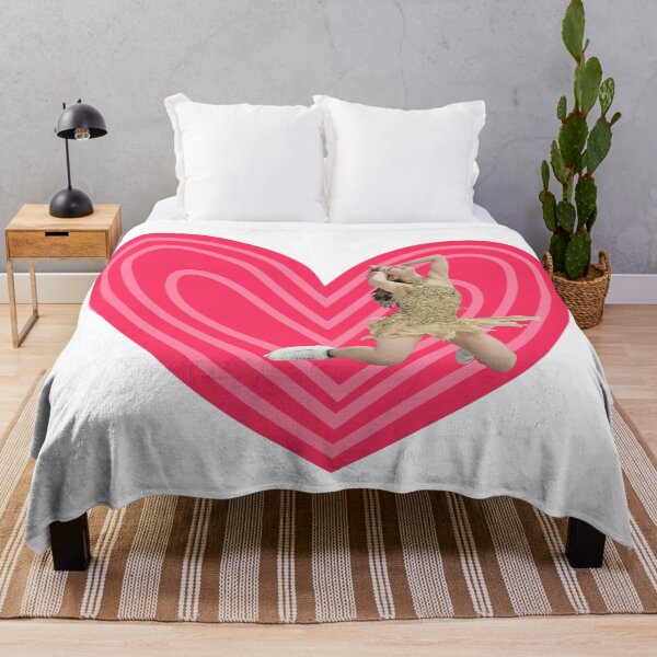 Item preview, Alysa Liu Fan Art Pink on Pink Heart  designed and sold by AnimaliaStar.