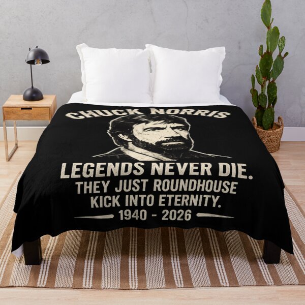Item preview, Chuck Norris - Chuck Norris RIP 1940–2026 Memorial designed and sold by SideAway.