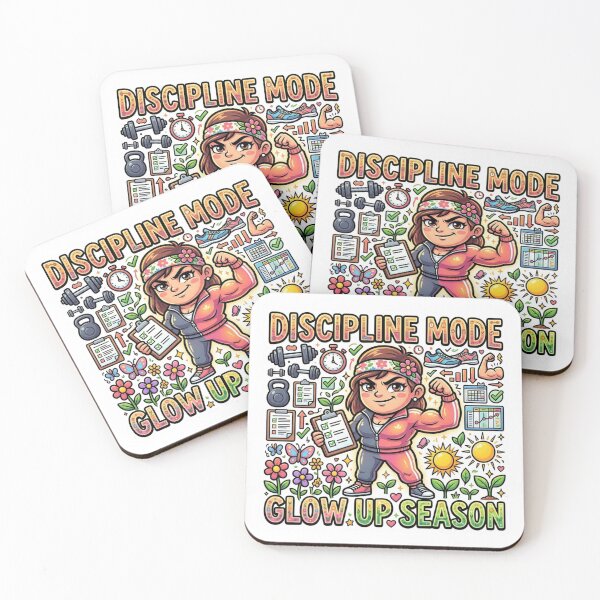 Item preview, Discipline Mode – Glow Up Season Activated Sticker designed and sold by Imaginarium of Chaos falcon88 .