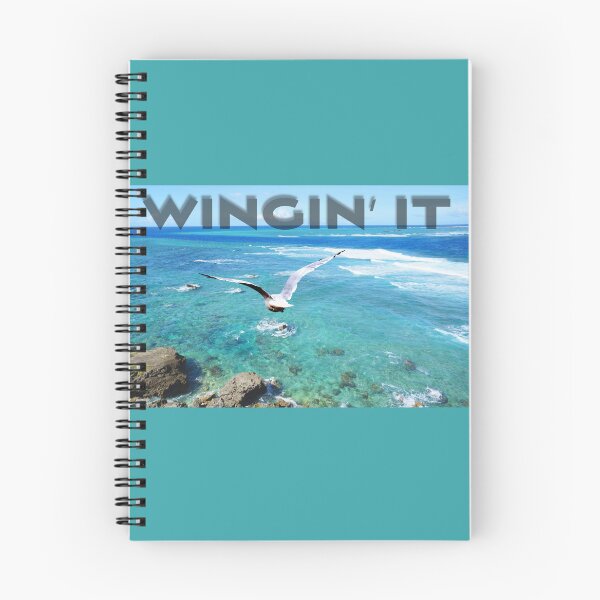 Item preview, Wingin’ It Seagull Coastal Artwork designed and sold by hollyberry2424.