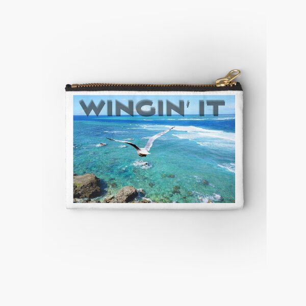 Item preview, Wingin’ It Seagull Coastal Artwork designed and sold by hollyberry2424.