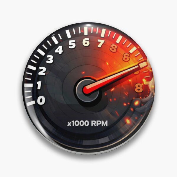 Item preview, Redline Therapy Zone Tachometer designed and sold by MonkiFlipp.