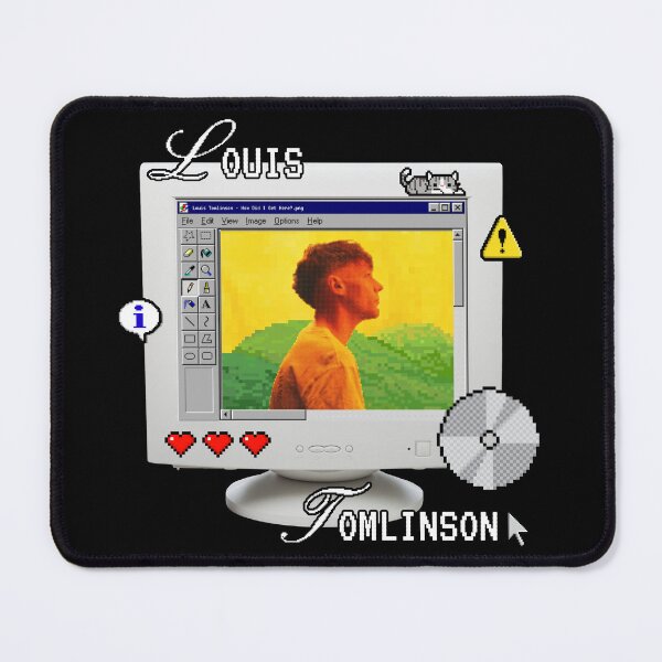 Item preview, Louis Tomlinson - How Did I Get Here? Retro PC Aesthetic designed and sold by mauraurus.