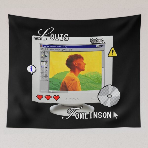 Item preview, Louis Tomlinson - How Did I Get Here? Retro PC Aesthetic designed and sold by mauraurus.