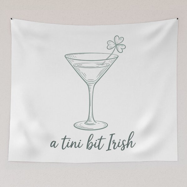Item preview, St. Patrick's Martini Aesthetic Coquette Irish Baby designed and sold by papertaless.