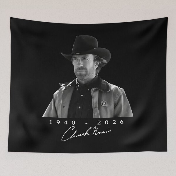 Item preview, Chuck Norris - Chuck Norris RIP 1940–2026 Memorial designed and sold by SideAway.