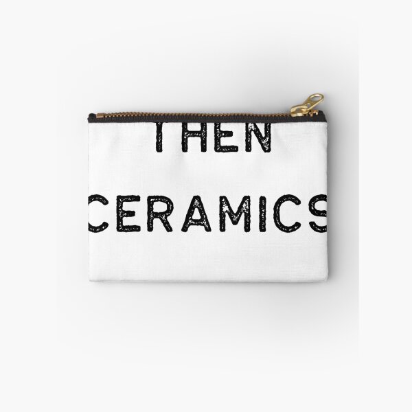 Item preview, Pottery Design Coffee Then Ceramics Dark Clay Ceramics Artist Clay Funny Gift designed and sold by threadsmonkey.
