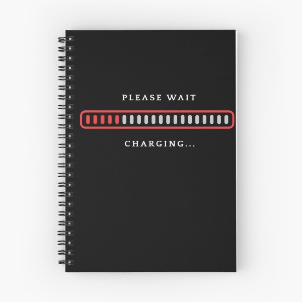Item preview, Charging… Please Wait | Low Social Battery | Introvert Aesthetic Minimal Design designed and sold by NeonGrain.