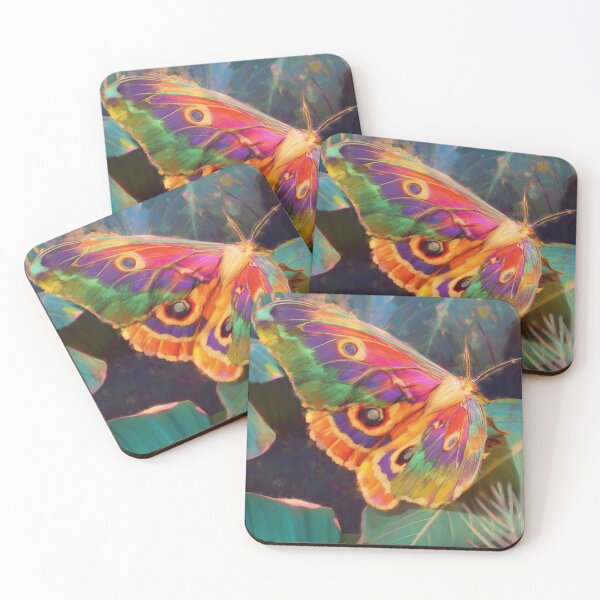 Item preview, Moth On Leaves designed and sold by DefNoiz.