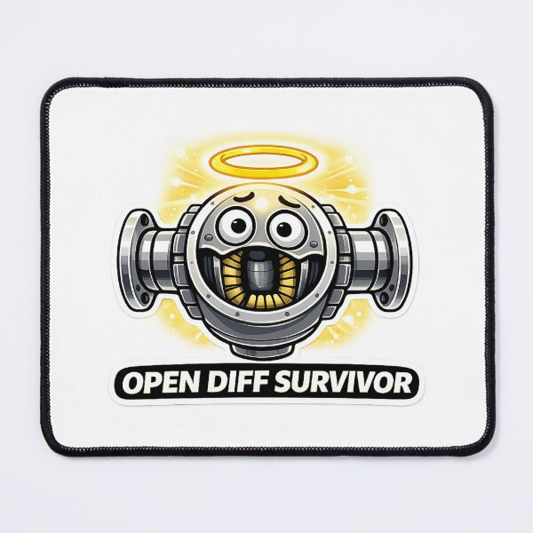 Item preview, Open Diff Survivor Gearhead Meme designed and sold by MonkiFlipp.