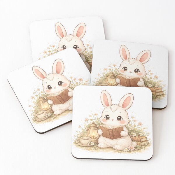 Item preview, Cottagecore Reading Bunny Cute Book Lover Aesthetic designed and sold by Sadia  Jannat.