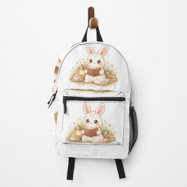 Item preview, Cottagecore Reading Bunny Cute Book Lover Aesthetic designed and sold by Sadia Jannat.