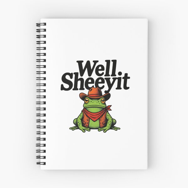 Item preview, Well Sheeyit Cowboy Frog — Funny Retro Southern Toad Illustration designed and sold by Colorful-Garden.