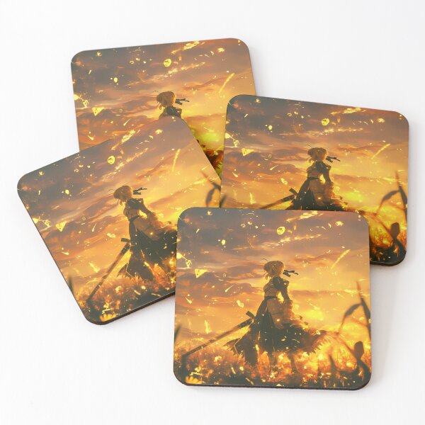 Item preview, Saber Fate Stay Night Fiery Sunset Resolve designed and sold by Tokyonomad.