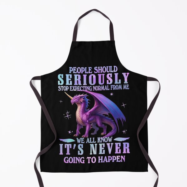 Item preview, Funny Dragon Shirt “Stop Expecting Normal” Quote designed and sold by AraceLidway.