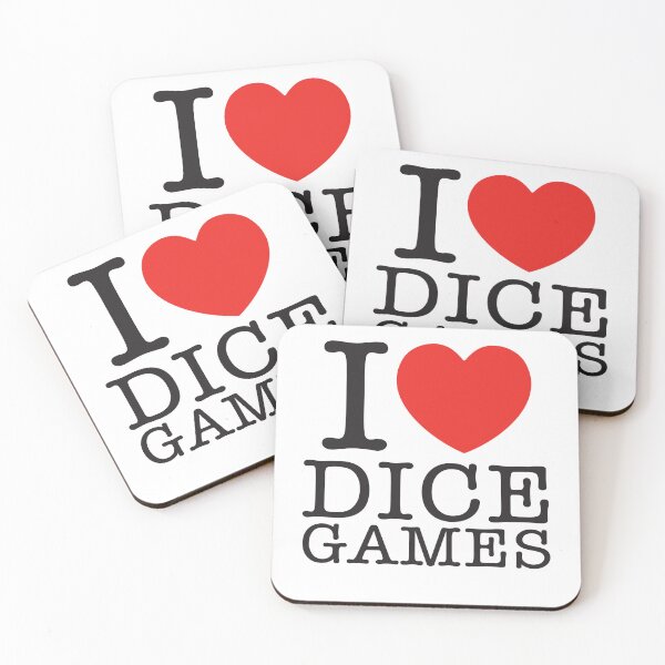 Item preview, I Love Dice Games designed and sold by shitpostee.